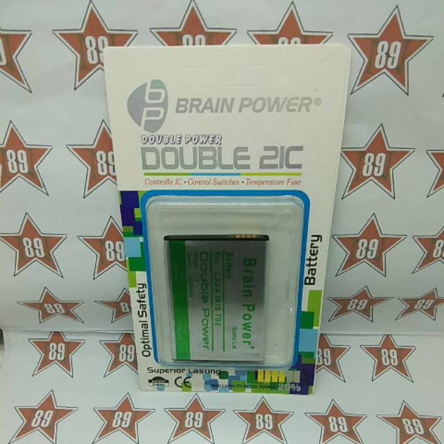 Battery batre Lava iris 702 Brain power