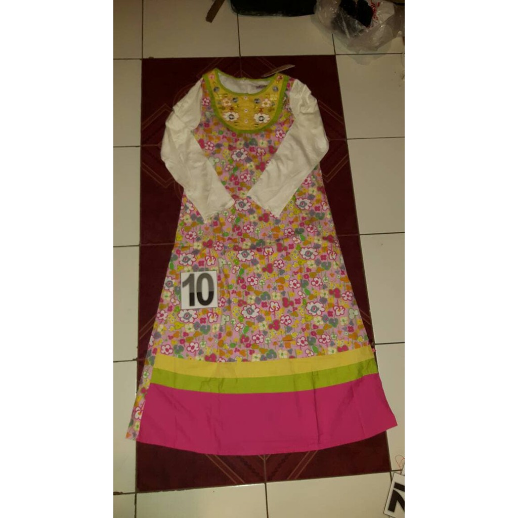 dress gamis anak 10/11y by DONITA brand mall