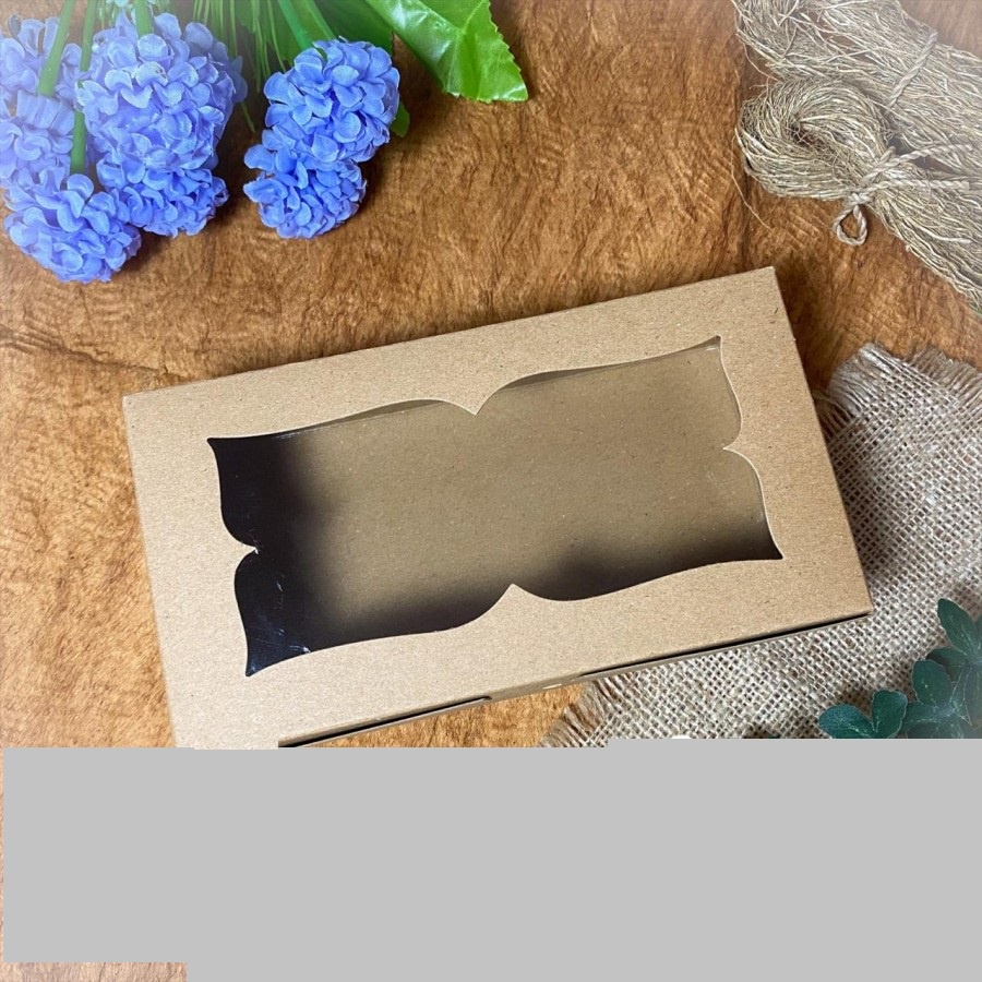 CB201007 B - Dus Kue / Packaging cake / Cake Box 20,5 x10,8 x7cm Brown
