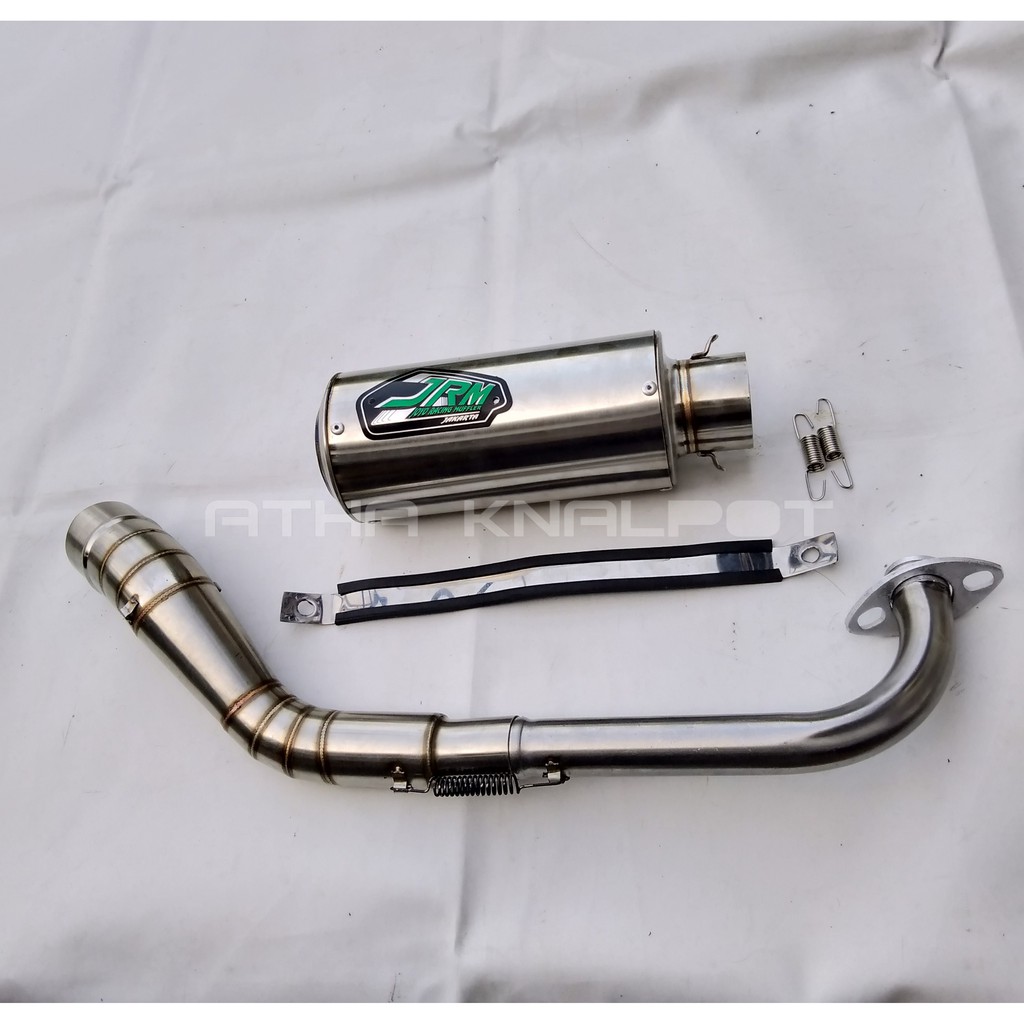 Knalpot JRM Bulat Racing Stainless Nmax Lama New Aerox