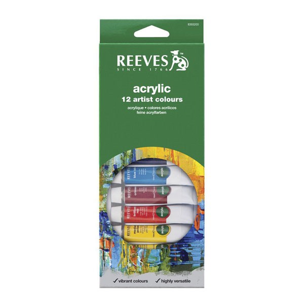 

Reeves 12 Acrylic Color Set