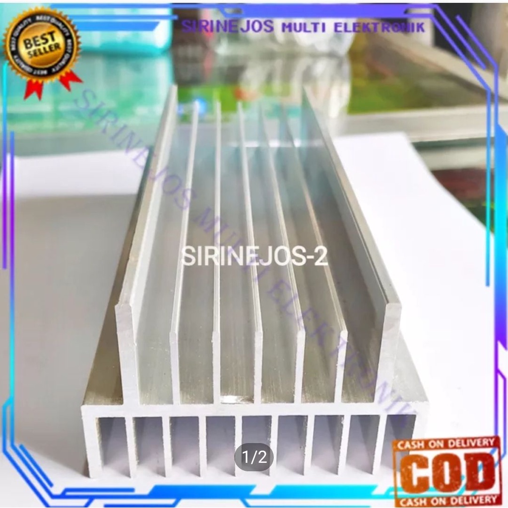 40 cm heatsink 2u 17 sirip 40cm