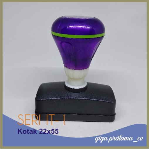

GAGANG STEMPEL FLASH KOTAK 22X55 SERI IT1