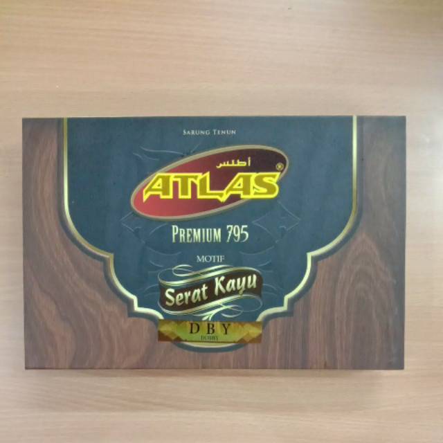 Sarung Tenun ATLAS PREMIUM 795 Motif SERAT KAYU DOBBY