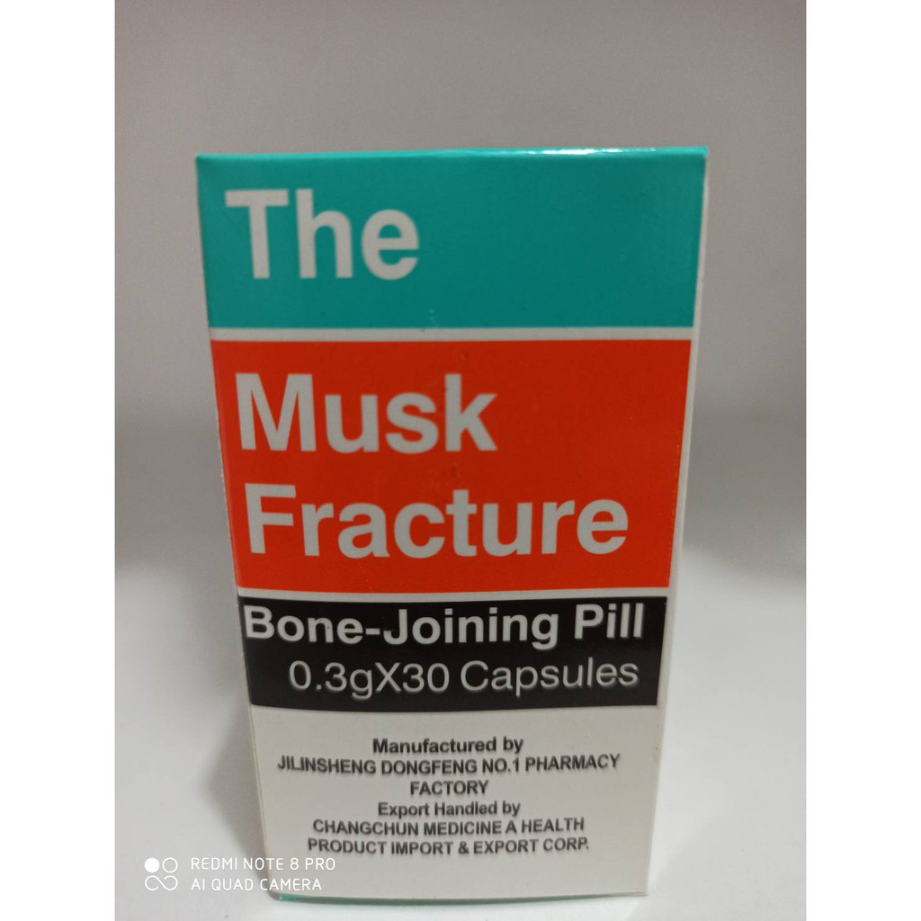 The Musk Fracture Bone Joining Pill - Obat Patah Tulang