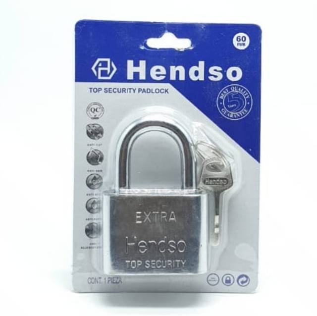 Hs 60mm Leher Pendek Gembok Rumah Pagar Padlock
