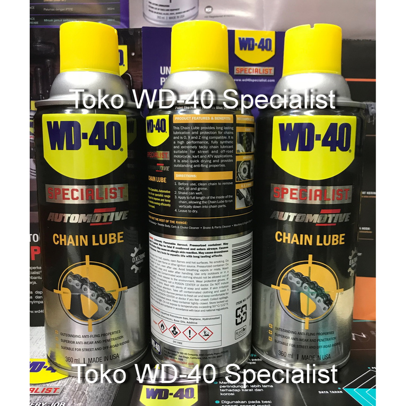 WD40 CHAIN LUBE / WD40 PELUMAS RANTAI /WD 40 CHAIN LUBE/PELUMAS RANTAI