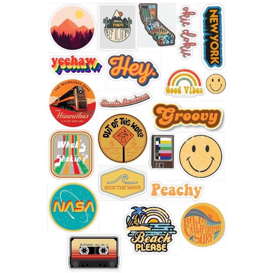 

STICKER COSTUME VINTAGE, AESTHETIC, KPOP