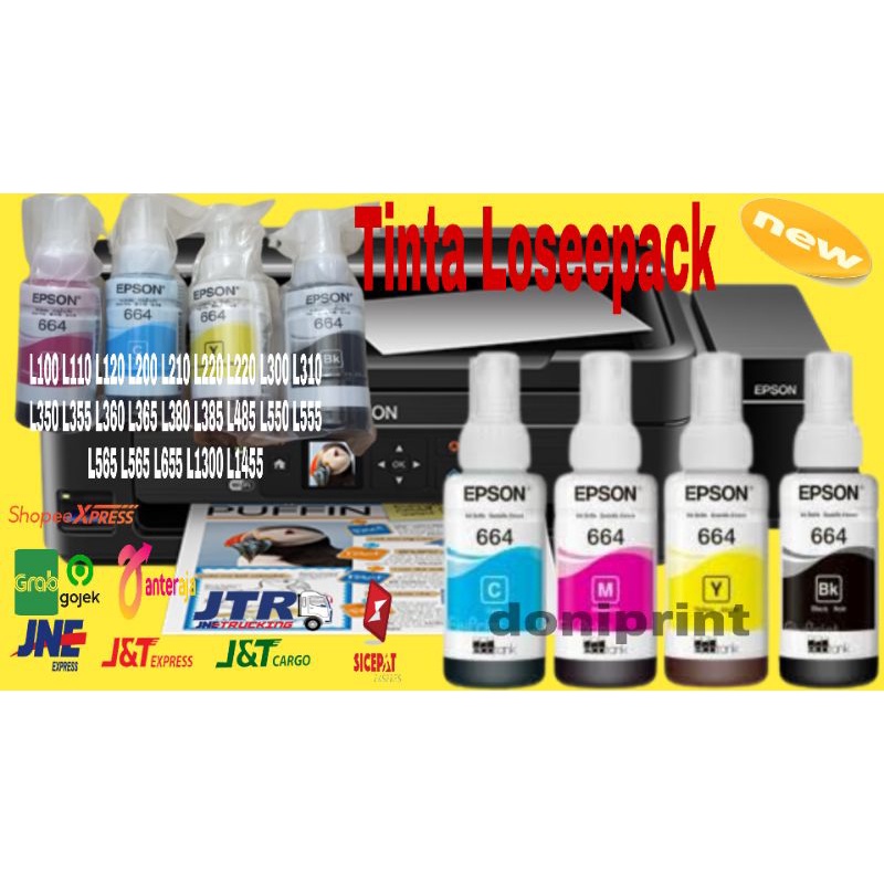 Tinta Epson Lostpeck  T664,Tanpa Kemasan