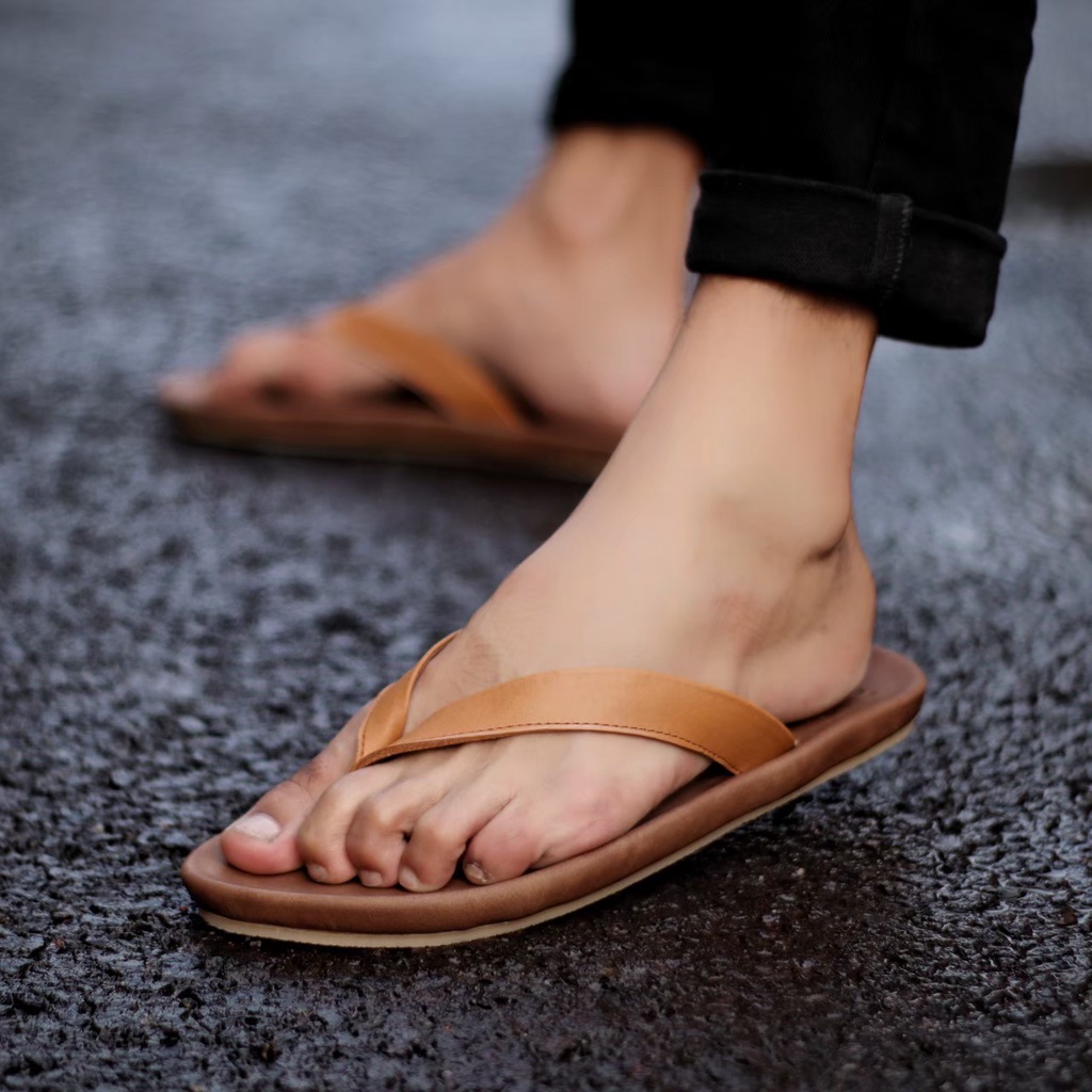 SANDAL JEPIT PRIA DEWASA SANTAI PRIA CEVANY WALLET KULIT ASLI ORIGINAL CASUAL 100% PRIA KERJA KANTOR NYAMAN || SANDAL JEPIT PRIA INDIAN TERBARU LEBARAN 2022