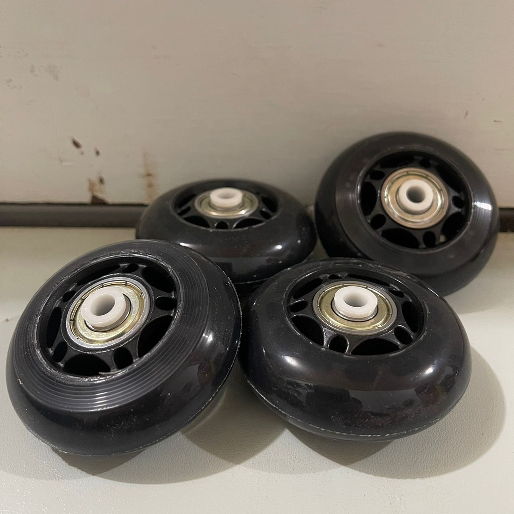 Roda Sepatu Roda Ban karet 64mm Set Roda Sepatu Roda Sepatu Roda