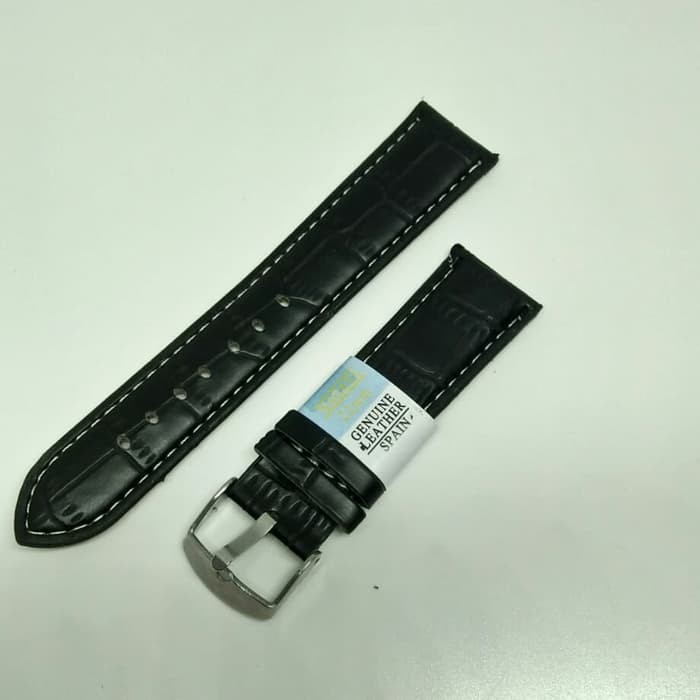 strap 22mm genuine leather tali jam tangan merk nagata murah meriah