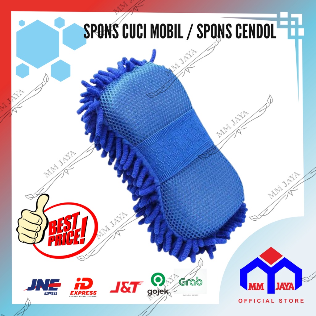 Sponge cuci mobil / Busa cuci mobil / Microfiber Cendol