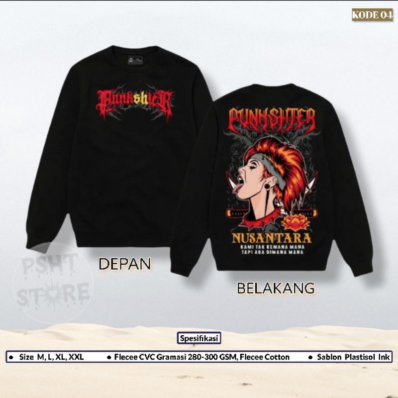 (Kode-04) Sweater Punkshter Nusantara