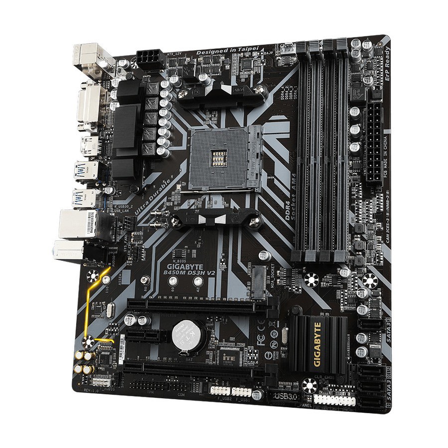 GIGABYTE MOTHERBOARD GA-B450M-DS3H AM4