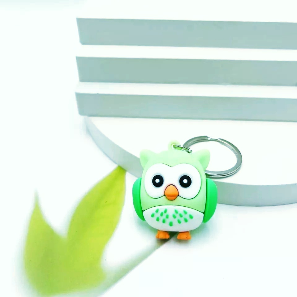 GANTUNGAN KUNCI OWL // Ganci Karakter Burung Hantu Unik Lucu | Gantungan tas | Bag Charm | Souvenir Murah | Keychain | COD