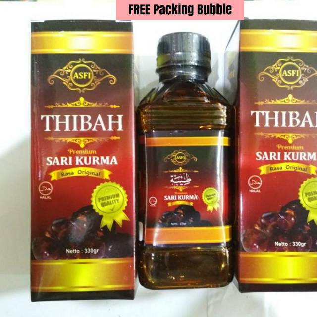 

SARI KURMA THIBAH 330 ML RASA ORIGINAL PREMIUM