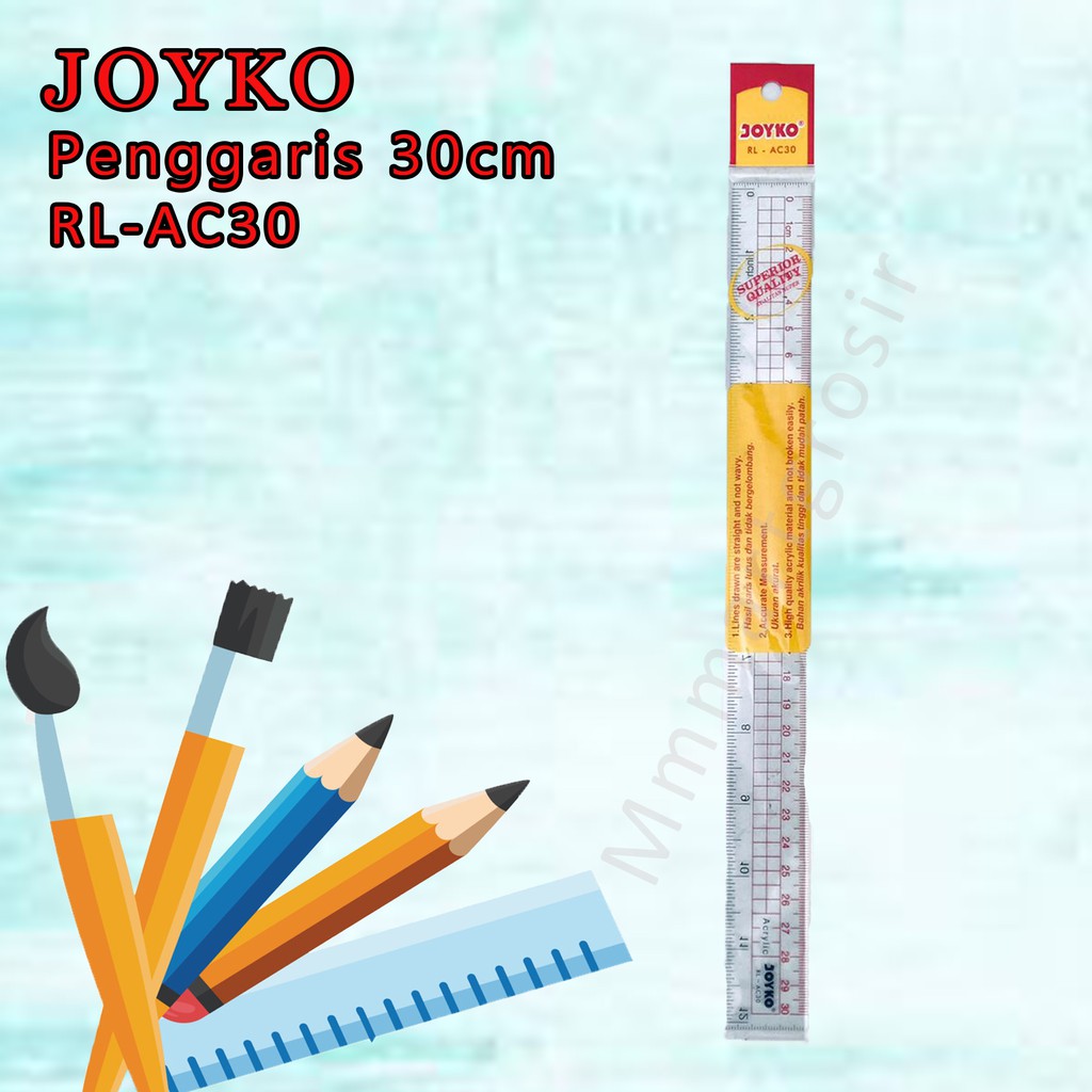 

Joyko / Penggaris 30cm / Penggaris / RL-AC30