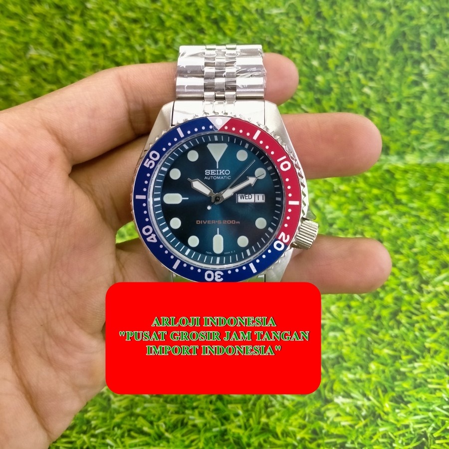Best Seller Jam Seiko Skx009k2 Pepsi Strap Jubile Metic Garansi 1th