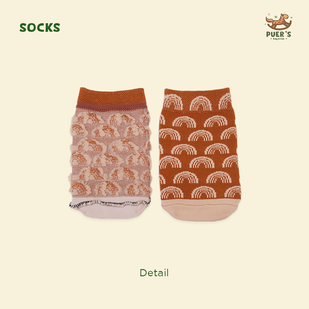 KAOS KAKI ANAK MOTIF RAINBOW PUER'S (SOCKS ANAK / KIDS SOCKS)