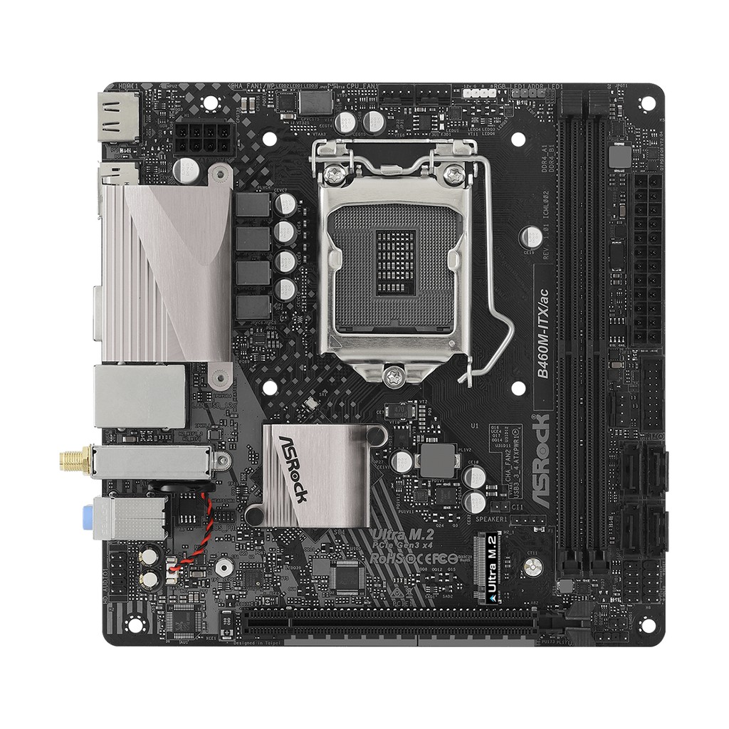 ASRock Z490M ITX/AC (LGA1200, Z490, DDR4, USB3.2, SATA3)