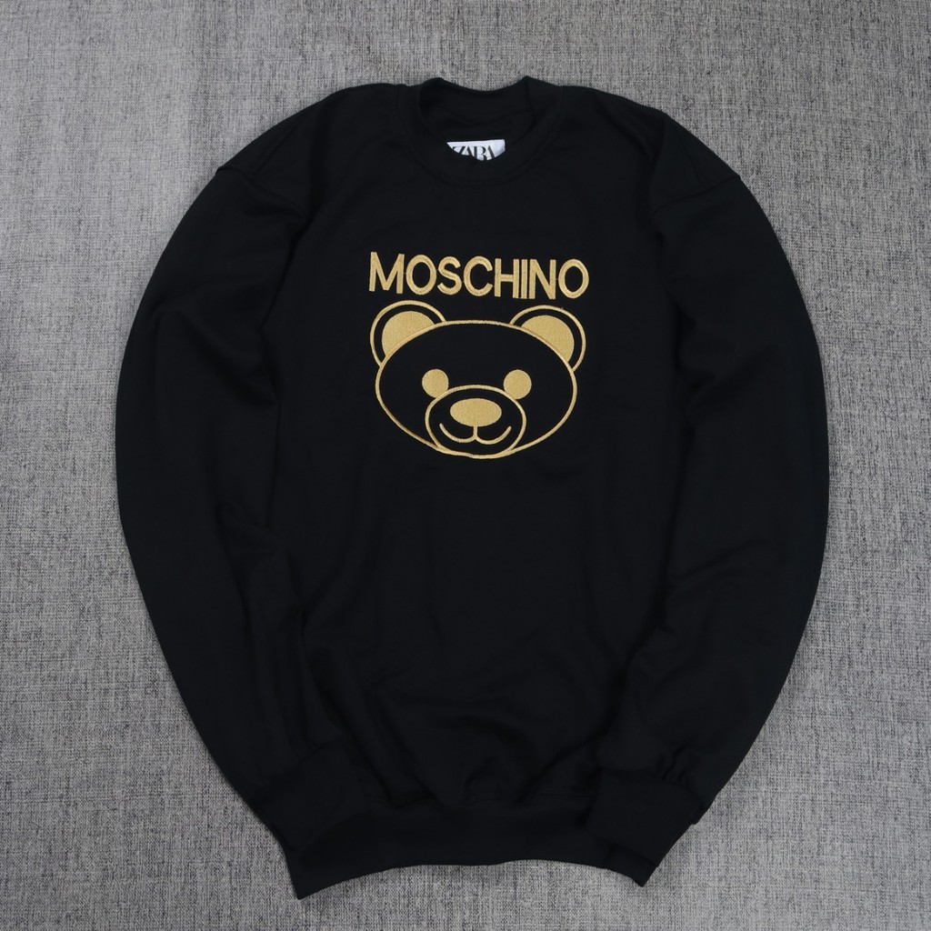 JAKET SWEATER CREWNECK FS MOSCHINO BEAR UNISEX PREMIUM QUALITY