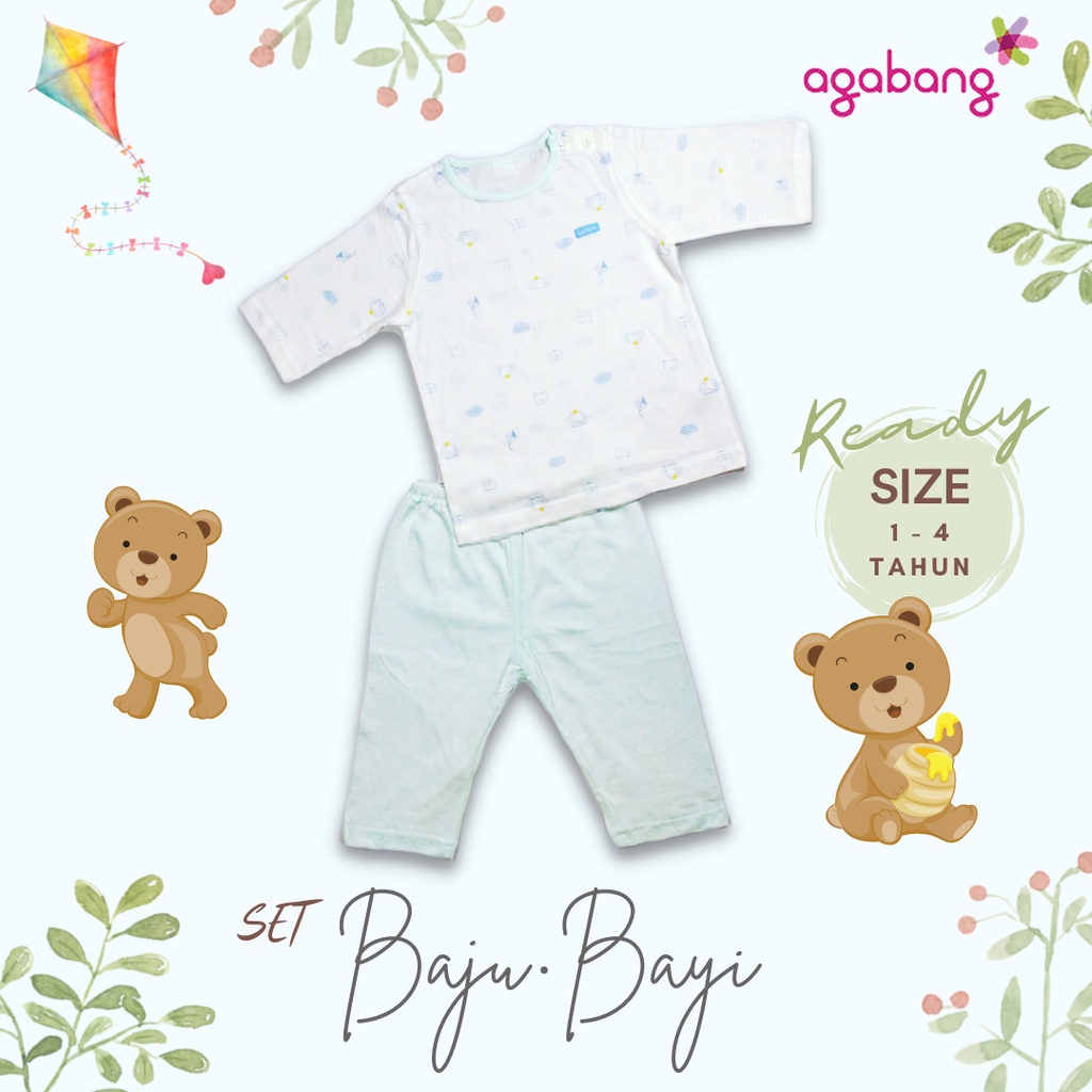 Set Baju Bayi - 1-4 Tahun - Agabang