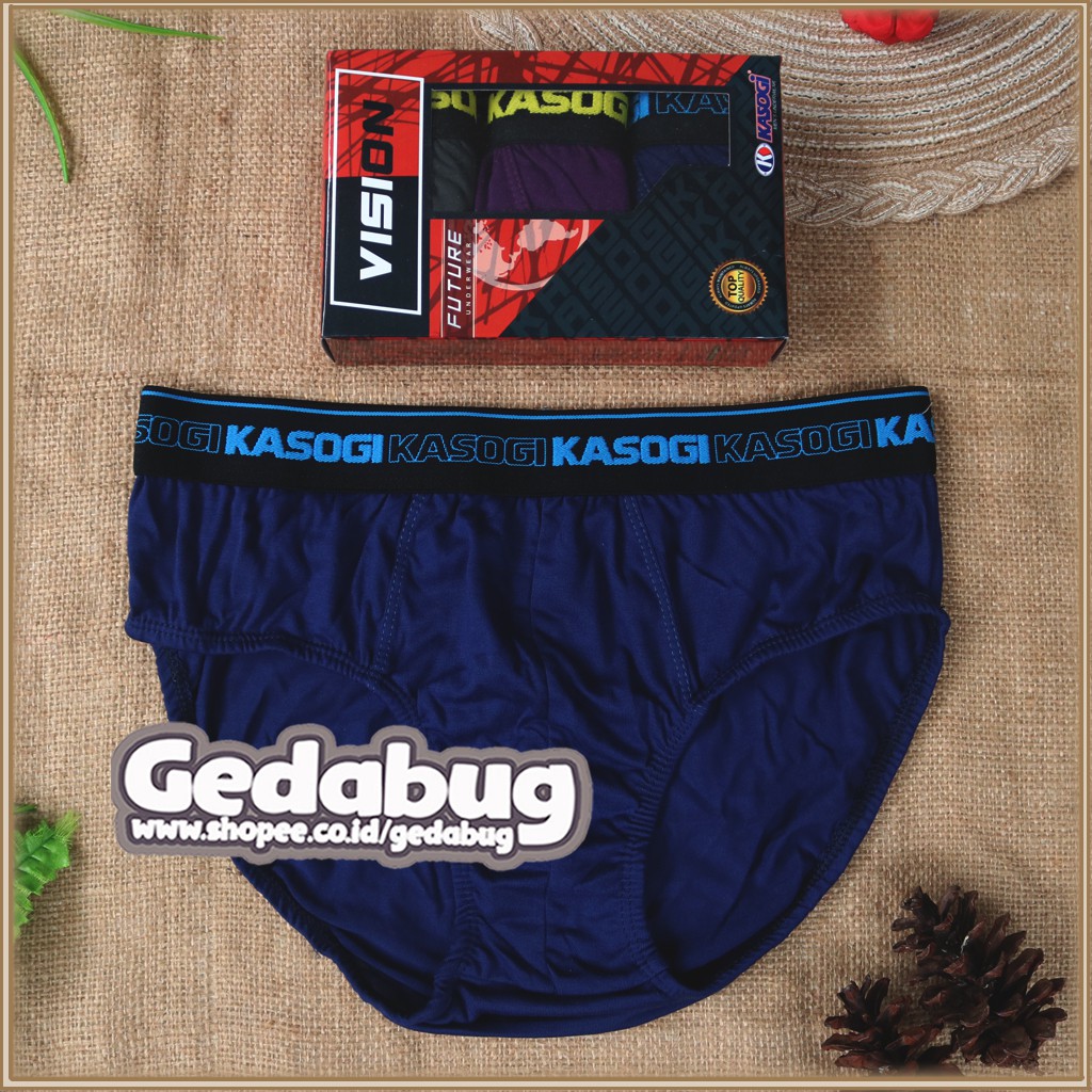 CD KASOGI Vision Future / Vision / Celana Dalam Pria Karet Boxer Tebal | Gedabug