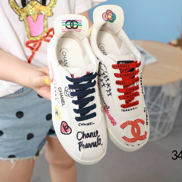 *CHANEL COCO PHARRELL LIMITED EDITION SNEAKERS 34877*