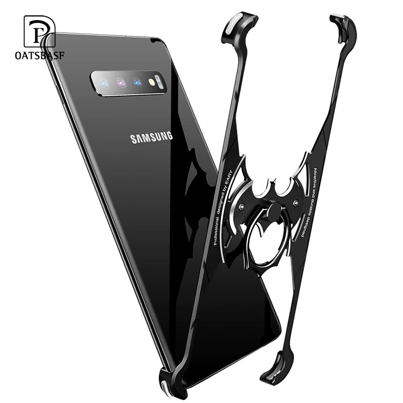 OATSBASF Metal Case For Samsung Galaxy S10 S10 Plus S10e Personality for Metal Bumper Cover