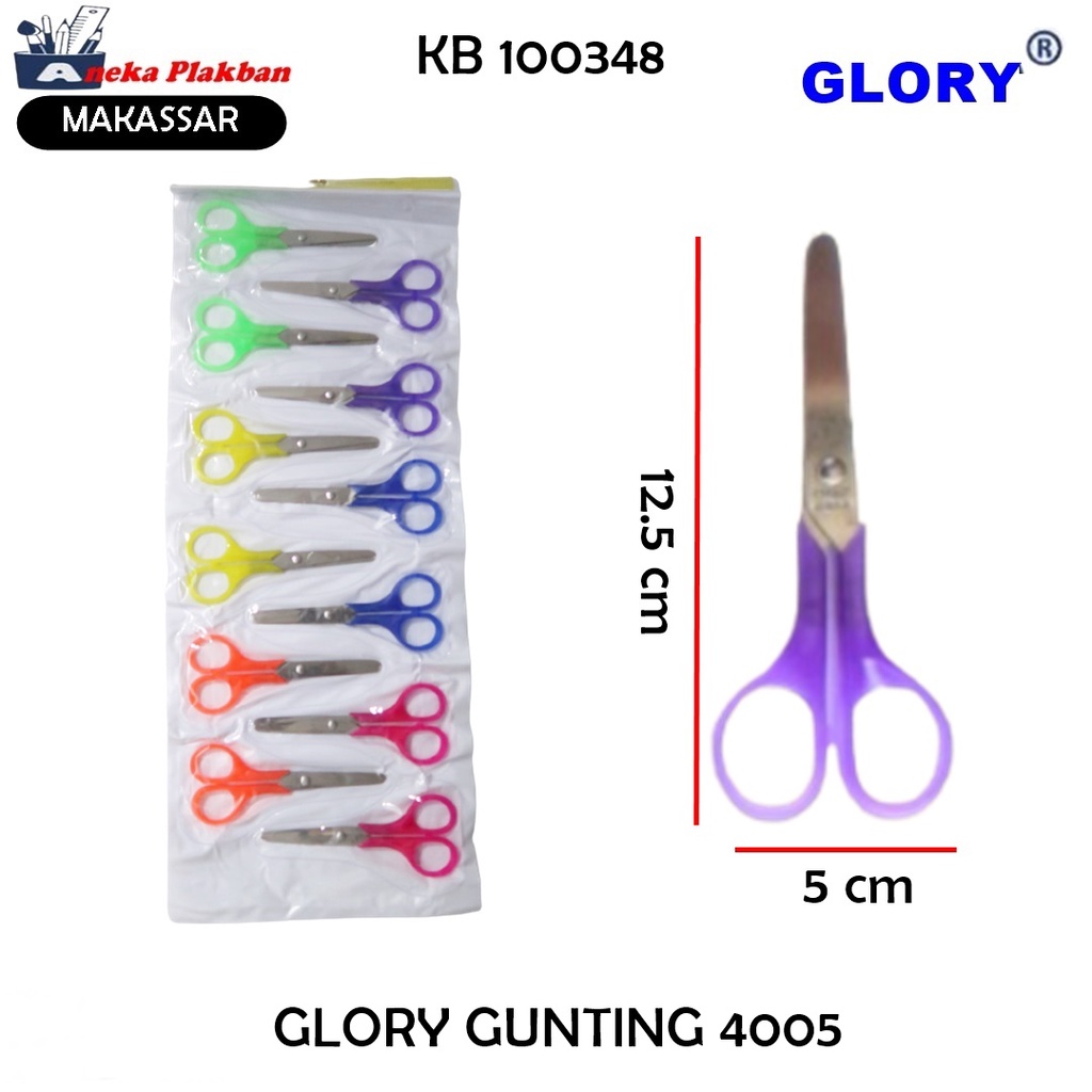 

[RTG/12PCS] GLORY GUNTING KECIL 4005 PASTEL GUNTING ANAK UJUNG TUMPUL
