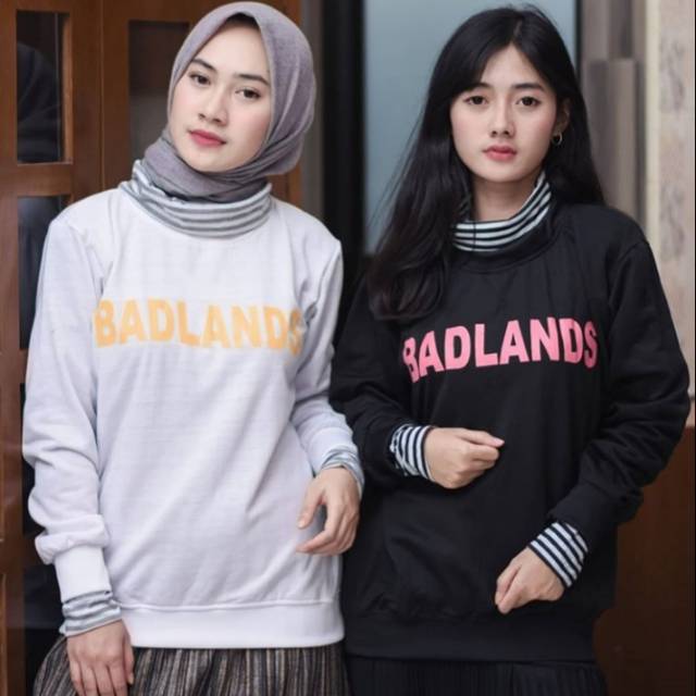 BADLANDS SWEATER - SWEATER MURAH - SWEATER BAHAN TEBAL HANGAT - SWEATER HOODIE - SWEATER PRIA WANITA