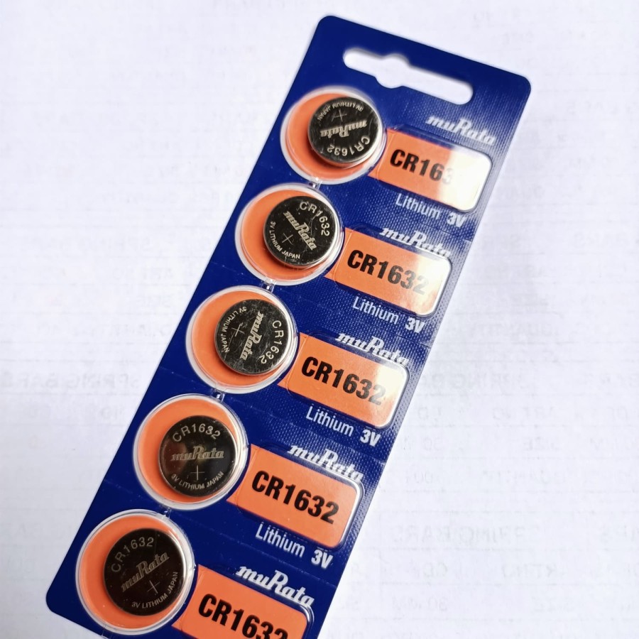 battery Murata CR 1632 Original asli batre remot  baterai jam tangan  batre koin harga per biji