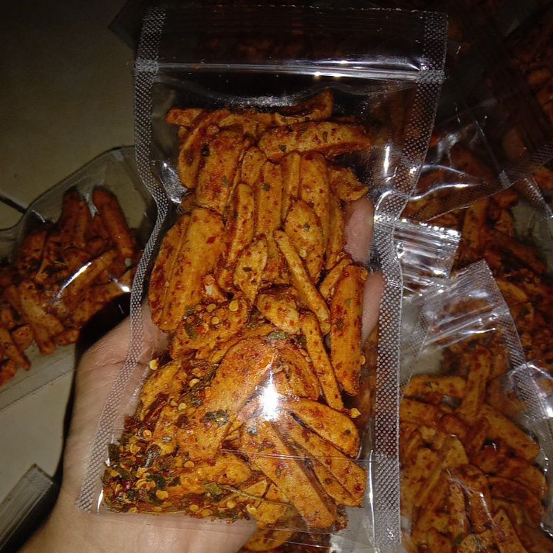 

Basreng pedas daun jeruk 100gr