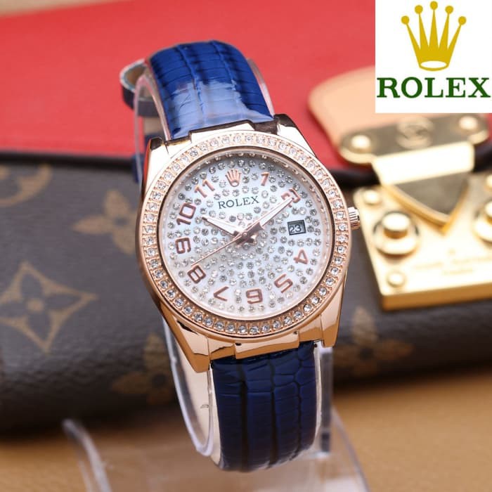 JAM TANGAN MURAH/JAM ORIGINAL/ JAM TANGAN ROLEX KULIT 486