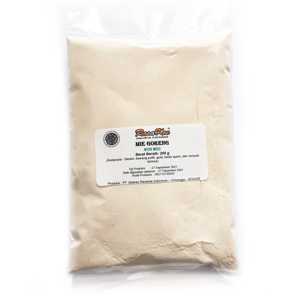 

Bumbu Mie Goreng 250gr NON MSG Rasakoe TERBARU Bisa COD bumbudapurbintang