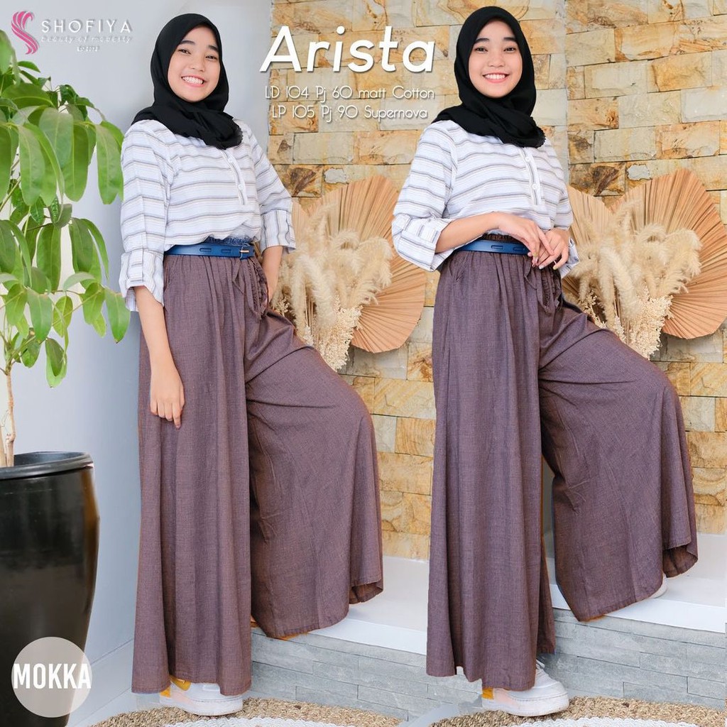 DISKON ARISTA KULOT - celana murah / celana kulot / pants murah / celana bahan / kulot pants