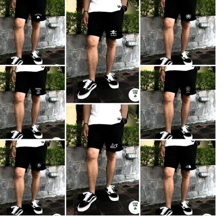Z-82 [] SHORTPANTS CUSTOM LOGO BORDIR HOOLIGANS,THE CURVA NORD,FOOTBALL,FOOTBALL FOR UNITY,INDONESIA
