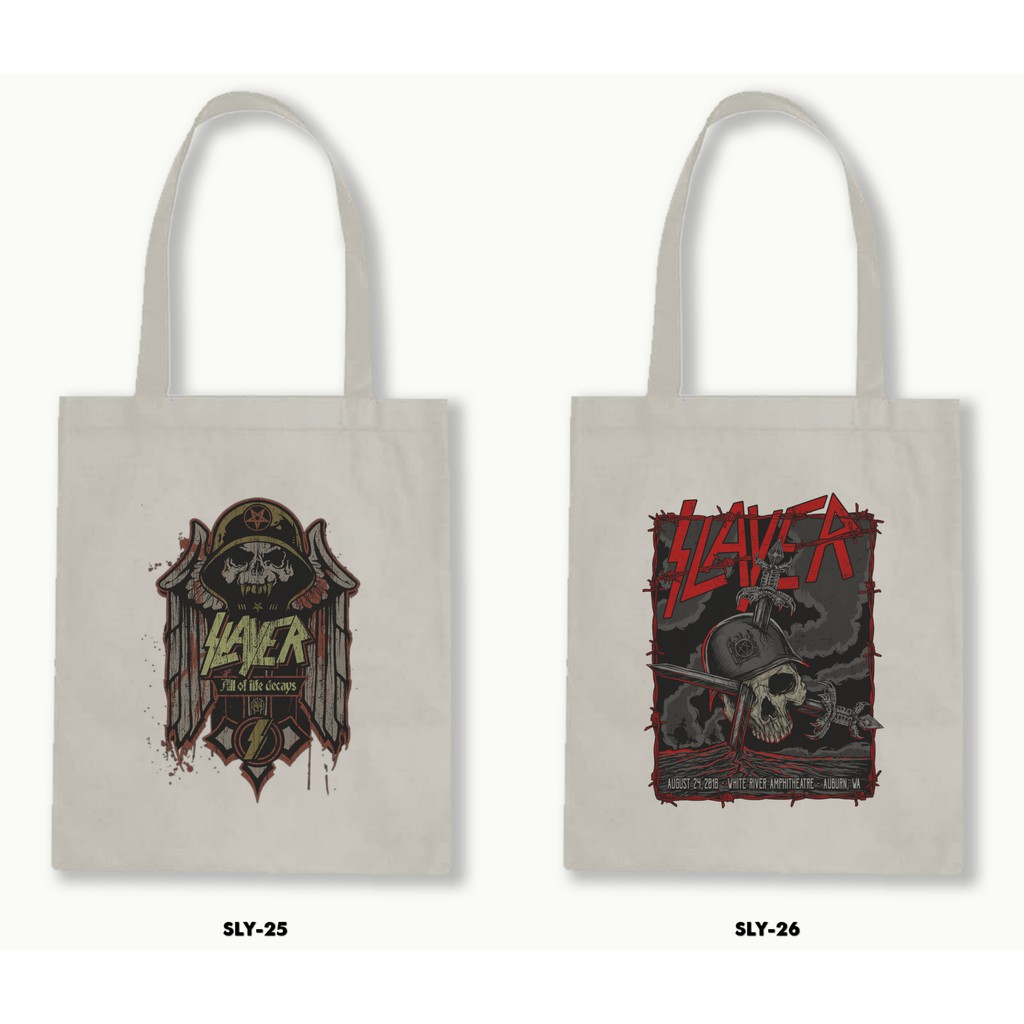 TOTE BAG BLACU - SLAYER .02