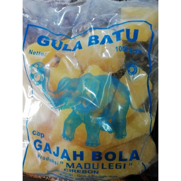 

GULA BATU KUNING CAP GAJAH BOLA 1KG