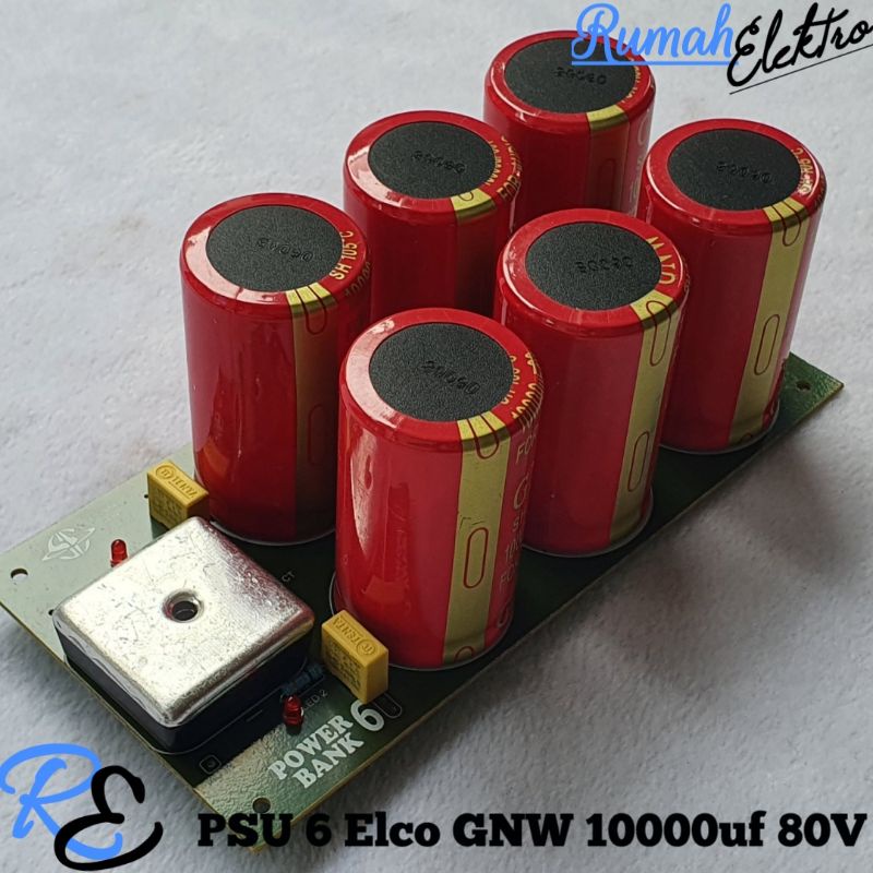 Kit PSU 6 Elco GNW 10000uf 80V