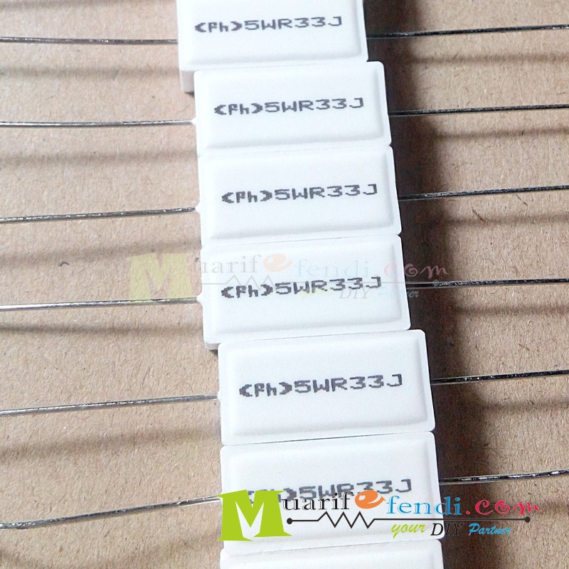 RESISTOR 5 WATT 0.22-0.47 PH Philips