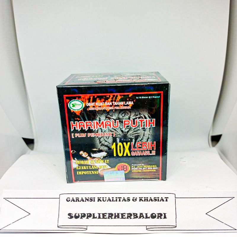 Kapsul Harimau putih10X Originall PREMIUM