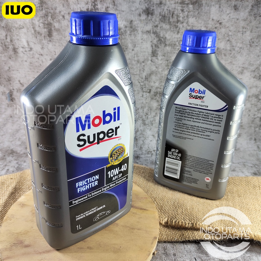 Oli Mobil Super Friction Fighter MOBIL ONE 10W 40 API SP 1 Ltr ASLI
