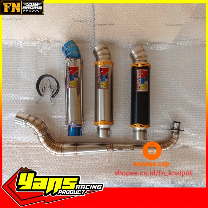 Knalpot NLK 32MM PNP EGO/NOUVO/EX5/WAVE100/110/125/KRISS110/EX5 CLASS/SYM110/SRL115