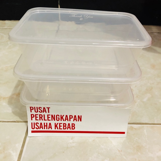 Thinwall 750 ml | box makanan plastik | kotak makanan