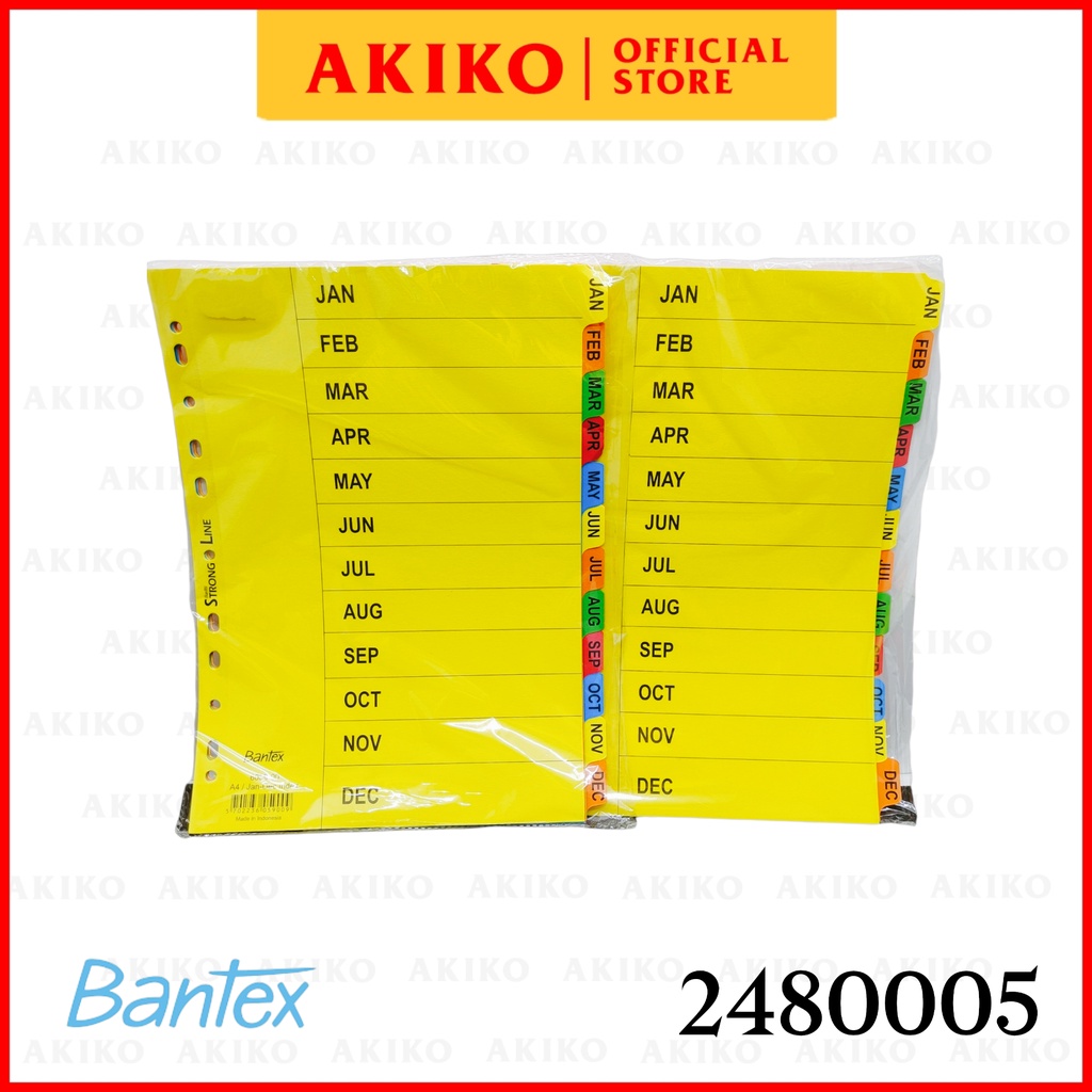 

Bantex Carton Index A4 Jan