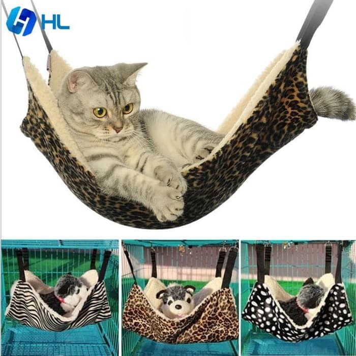 Hammock Kucing Ayunan Kasur Buaian Tempat Tidur Puppy Musang Cat Kitten Pet Hewan Hamok Hamock Sleep Sleeping Pouch