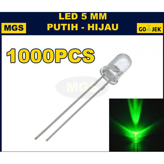 

1000Pcs Led 5Mm P-Hijau Mltgsh88 Segera Dapatkan