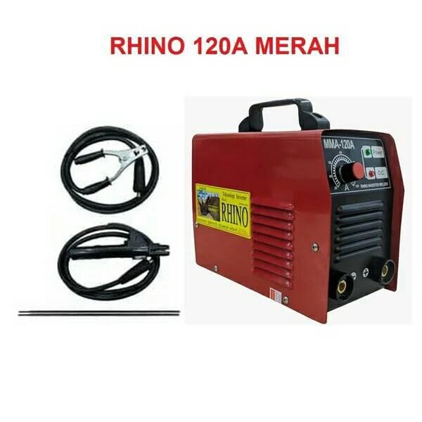 RHINO MERAH 900 Watt Mesin Las Trafo Las Inverter MMA 120 Ampere 900watt basic